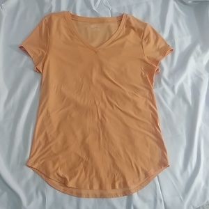 WORKOUT T-SHIRT BY NO BOUNDARIES ORANGE MEDIUM (7-9)